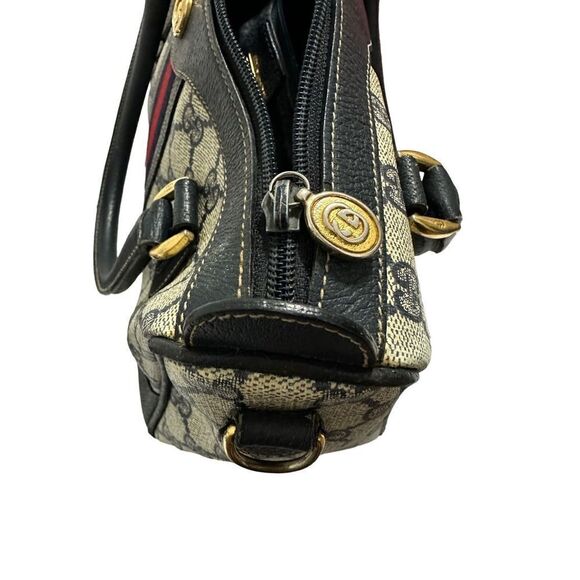 Gucci Ophidia small blue GG Boston bag - Picture 11 of 16